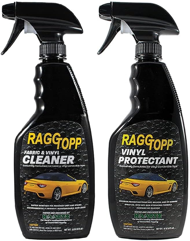 RaggTopp Convertible Top Vinyl Cleaner & Protectant Kit, 16 ounce