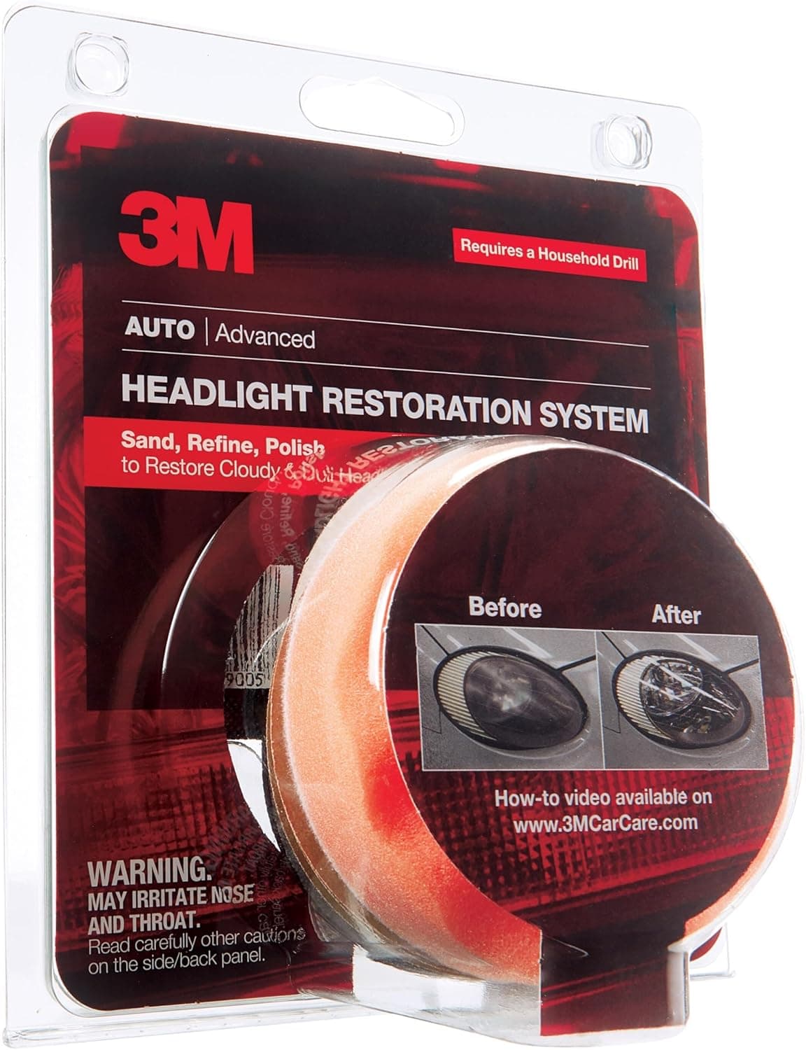 3M 39008 Headlight Lens Restoration System Kit