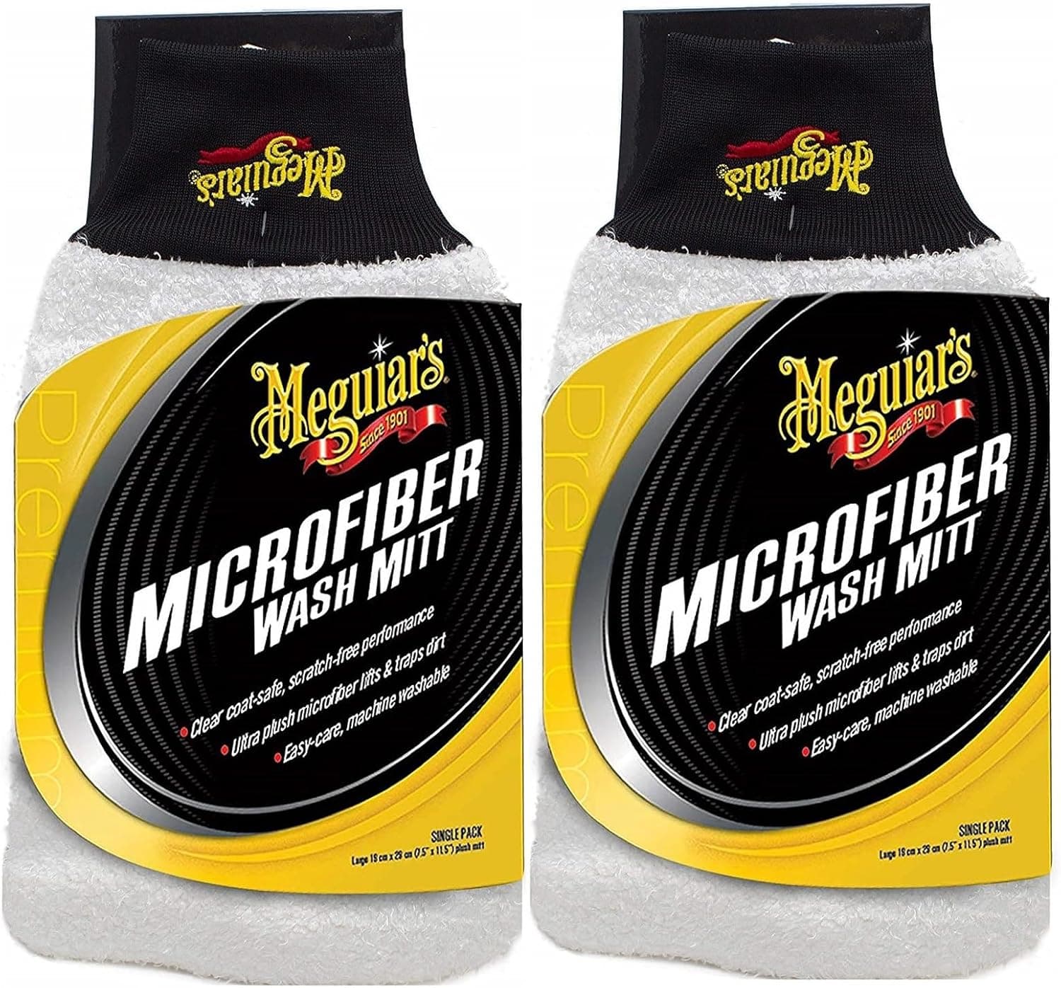 Meguiar's X3002 Microfiber Wash Mitt (2 Pack)