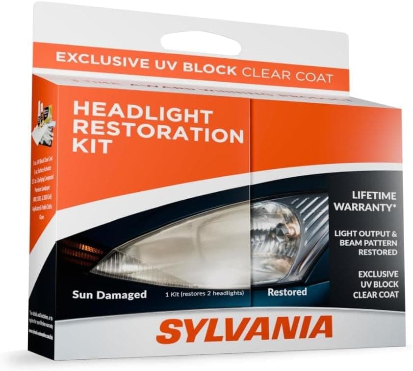 SYLVANIA Headlight Restoration Kit with UV Coating