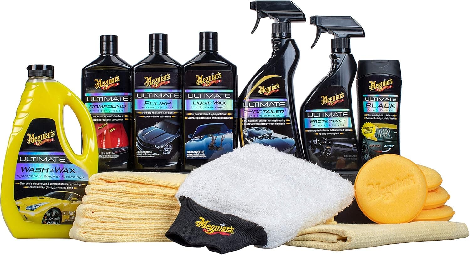 Meguiar's G55048 Ultimate Car Care Kit - Premium Detailing Kit
