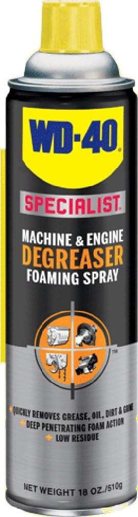 WD-40 Specialist Foaming Machine and Engine Degreaser, 18 oz