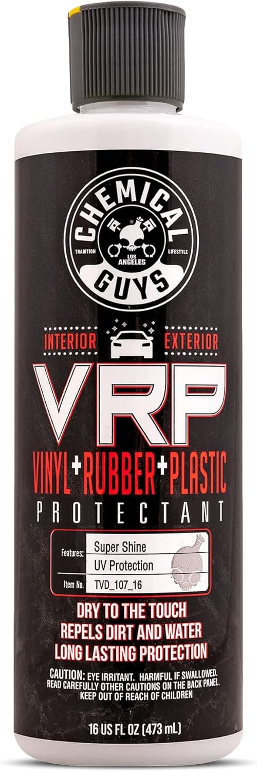 Chemical Guys VRP Vinyl, Rubber & Plastic Dressing, Dry to Touch, 16 oz