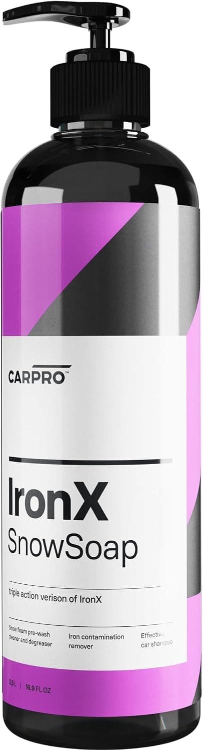 CARPRO IronX Snow Soap Pre-Wash Cleaner and Degreaser, 500mL (17oz)