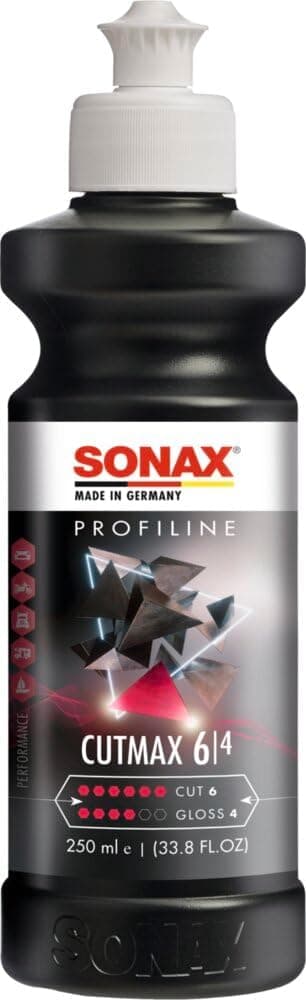 SONAX CutMax Compound 246141, High-Abrasive Paint Correction, 250ml