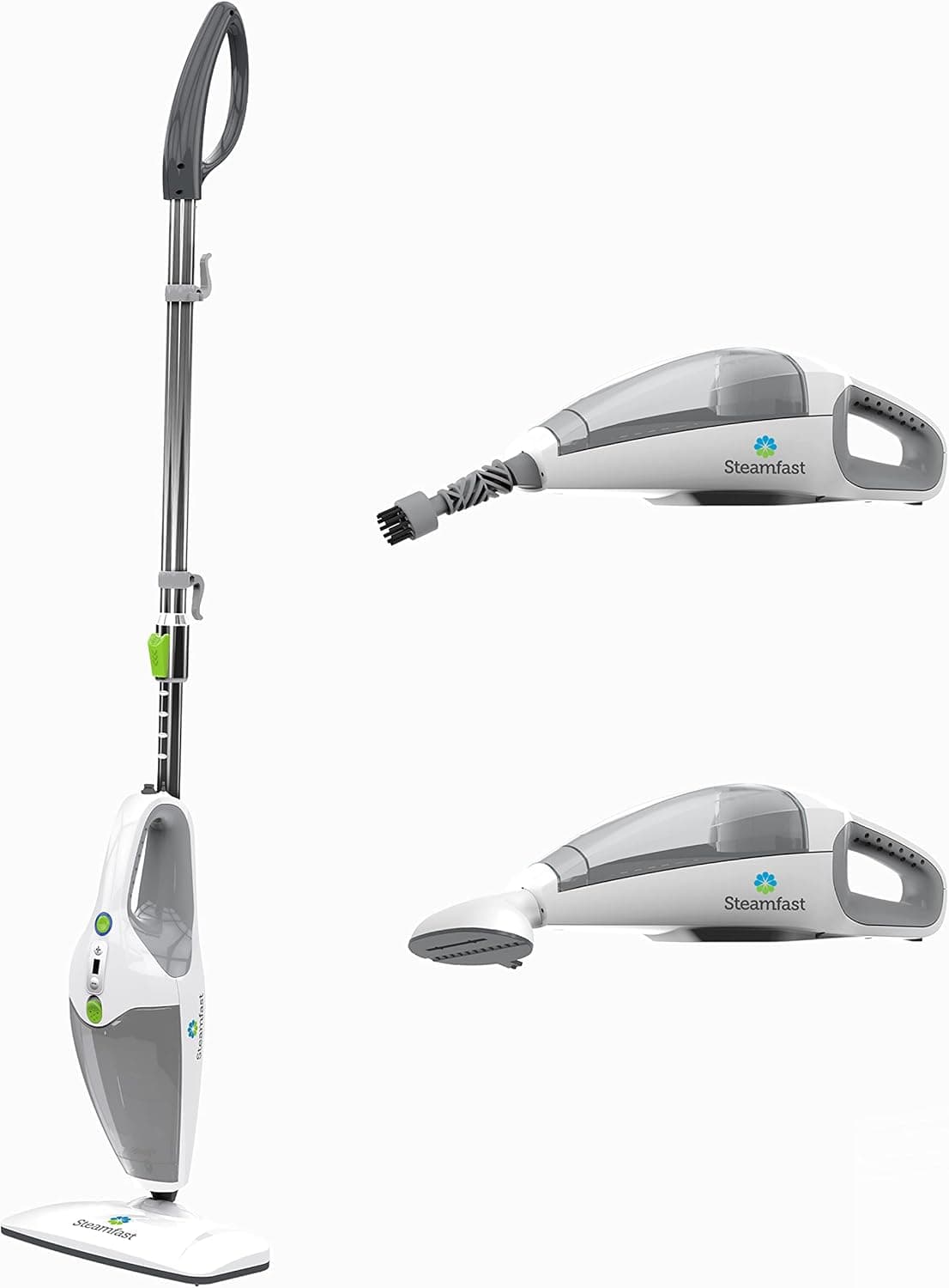 Steamfast SF-295 3-in-1 Mop, Handheld Steam Cleaner, and Fabric Steamer