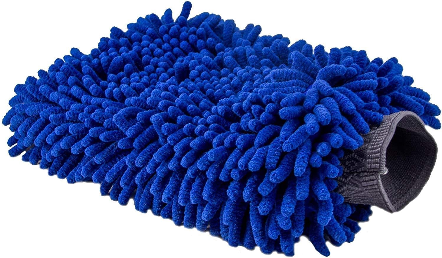 Relentless Drive Car Wash Mitt, Microfiber Scratch Free, Ultra Absorbent Sponge for Trucks, SUVs, Boats & Motorcycles (Extra Large)