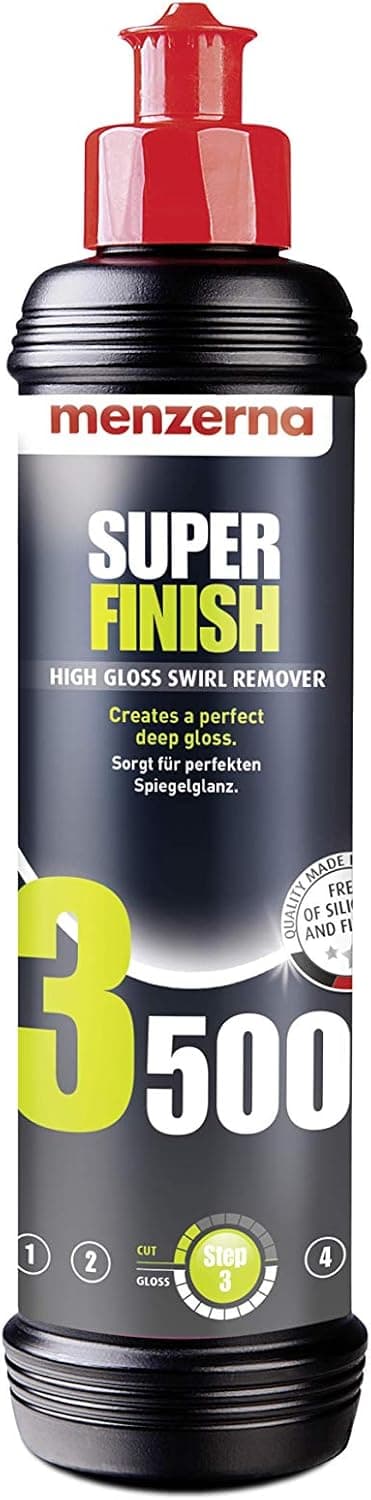 Menzerna Super Finish 3500 High-Gloss Finishing Polish, 8 oz