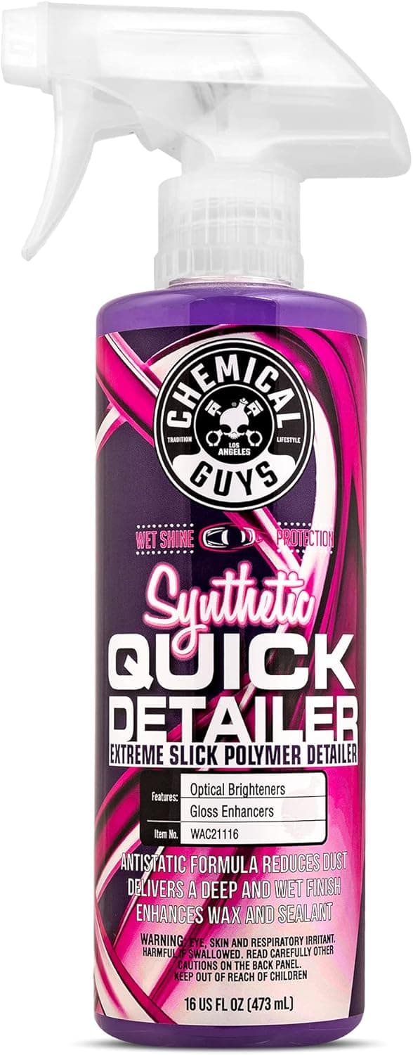 Chemical Guys WAC21116 Synthetic Quick Detailer Spray, High Gloss & Slick, 16 oz