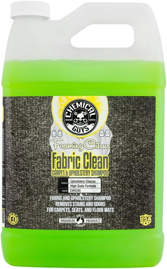 Chemical Guys CWS203 Foaming Citrus Fabric Clean Carpet & Upholstery Cleaner, 128 fl oz (1 Gallon)