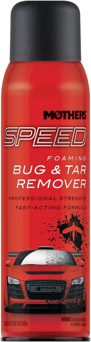 Mothers Speed Foaming Bug & Tar Remover, 18.5 oz Aerosol (16719)