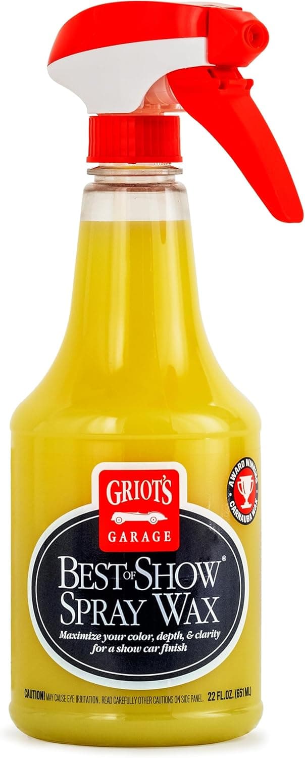 Griot's Garage Best of Show Spray Wax for Car Detailing, 10968, 22 oz