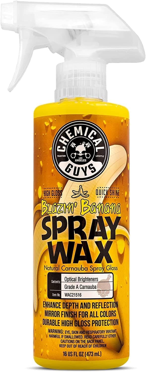 Chemical Guys Blazin' Banana Carnauba Spray Wax, High Gloss Shine, 16 oz