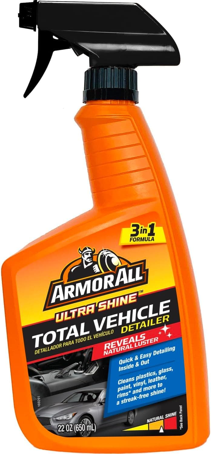 Armor All Ultra Shine Total Vehicle Detailer Spray, 22 Fl Oz