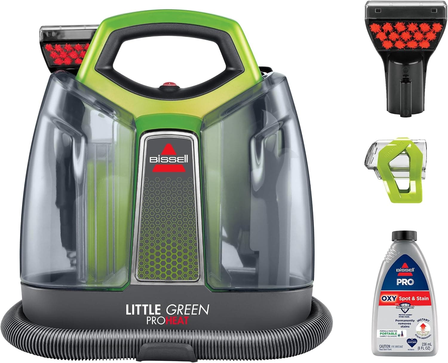 Bissell Little Green Proheat Portable Deep Cleaner and Car/Auto Detailer, 2513E