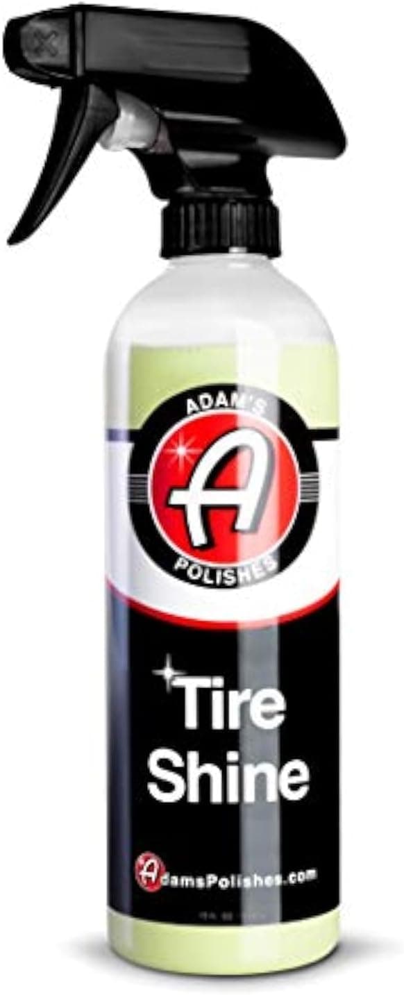 Adam's Tire Shine 16oz - SiO2-Infused Tire Dressing Spray, No Sling