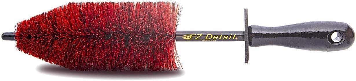 EZ Detail Brushes EZBS-RED Wheel Cleaning Brush, Small