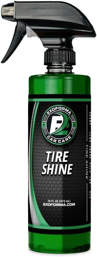 ExoForma Tire Shine - Solvent Based Durable Tire Dressing, Matte/Satin Finish