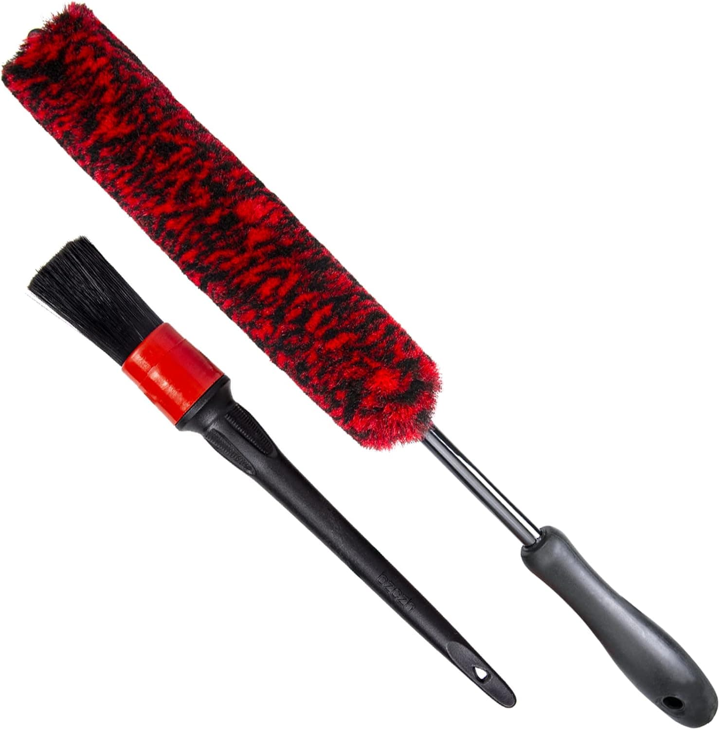 bzczh Tire Brush and Detail Brush - Soft Wheel Woolie Style Brush for Rims, Tires, Vents