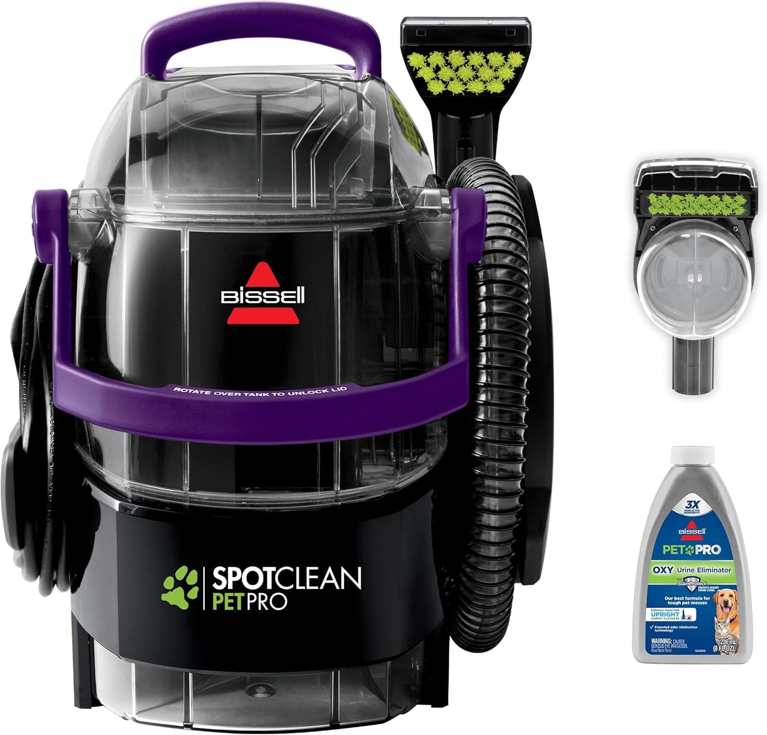 Bissell Little Green Pro Portable Carpet & Upholstery Cleaner and Car/Auto Detailer, 3194