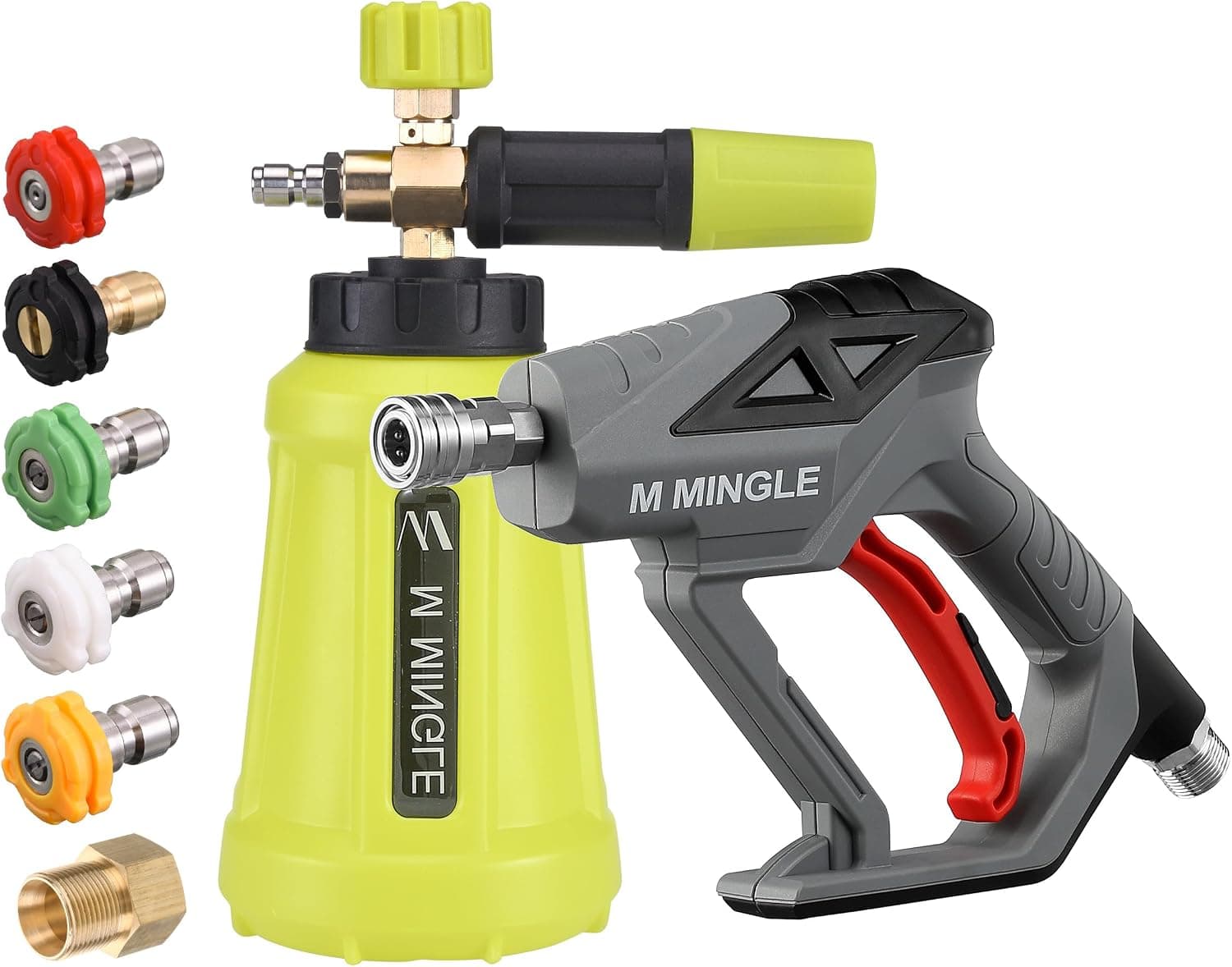 M MINGLE High Pressure Foam Lance with Adjustable Spray