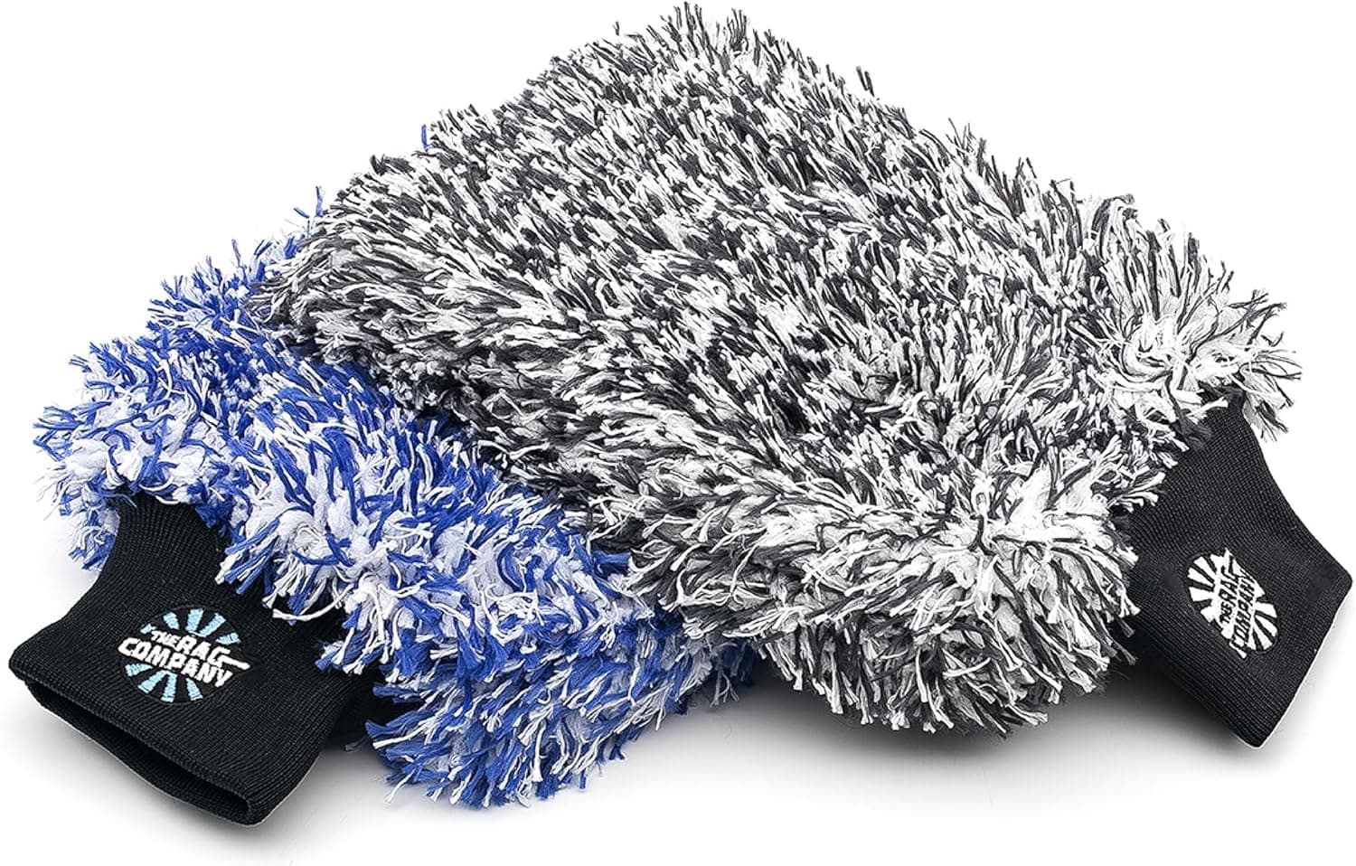The Rag Company Cyclone Ultra Wash Mitts, Gauntlet Korean Microfiber (2-Pack)