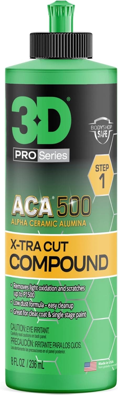 3D ACA 500 Cutting Compound, Step 1 Extra-Cut for Deep Paint Defects