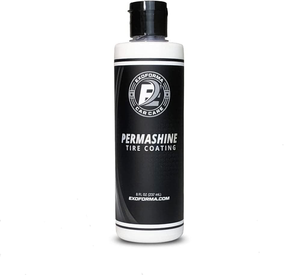 ExoForma PermaShine Tire Coating & Dressing, No-Sling Acrylic, 8 fl oz