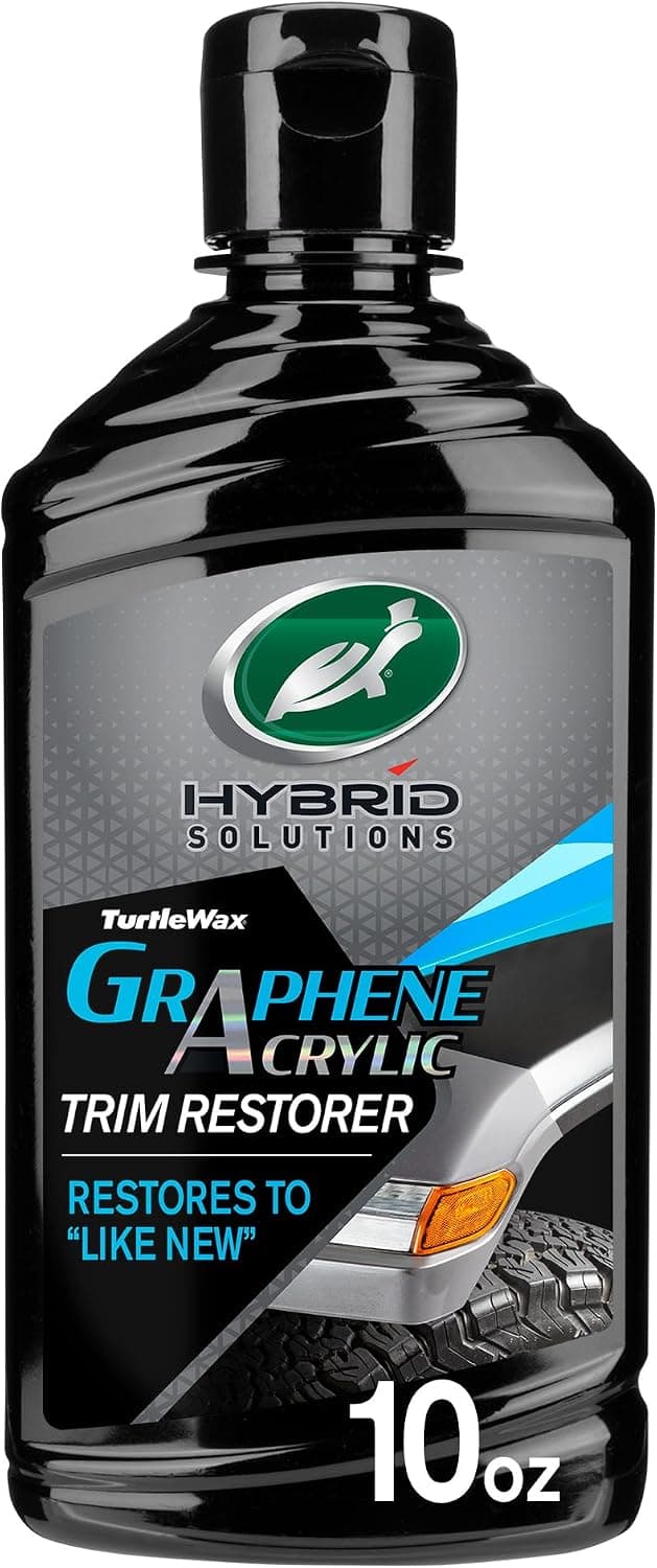 Turtle Wax Hybrid Solutions Graphene Acrylic Black Trim Restorer, 10 fl oz