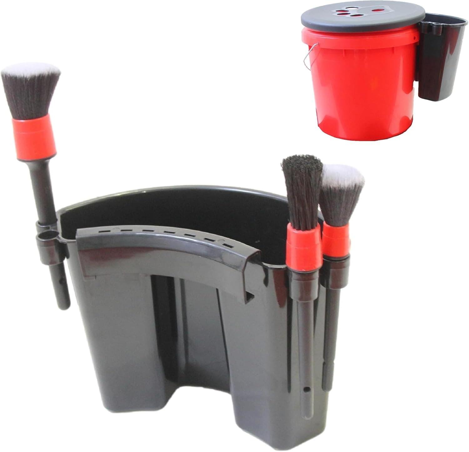 FOXBI Car Detailing Bucket Organizer Portable Auto Wash Tool Hanger