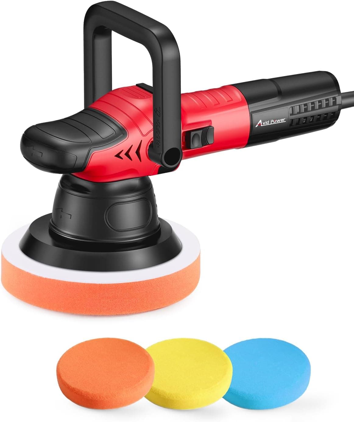 AVID POWER Buffer Polisher, 6-inch Dual Action/DA Polisher for Car Detailing, Random Orbital