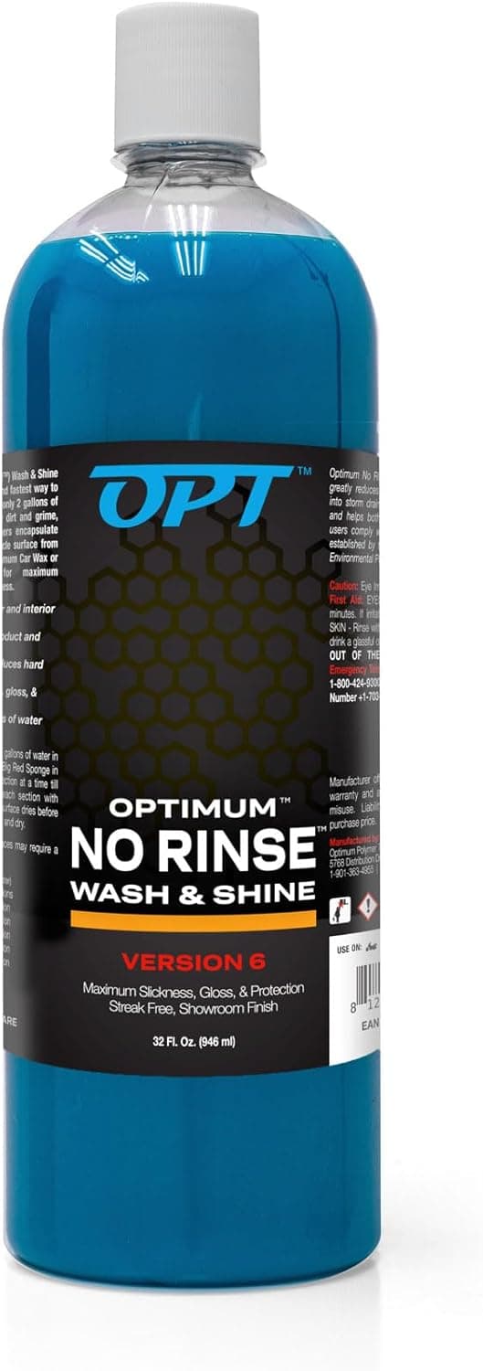 Optimum No Rinse Wash and Shine Version 6 (ONR), 32 Oz