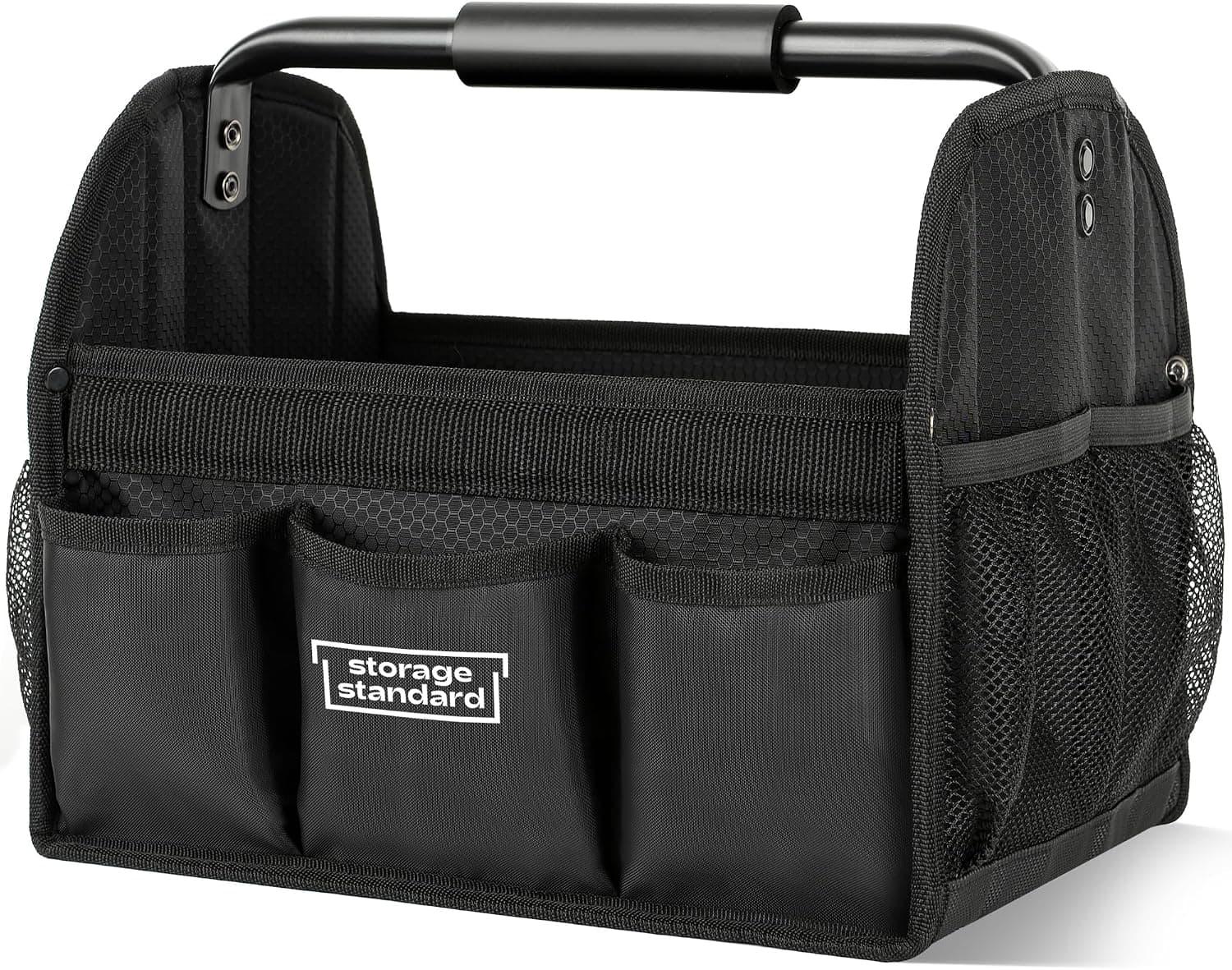 Detailing Caddy Organizer with Handle, Heavy Duty Multi-Pocket Collapsible Tote