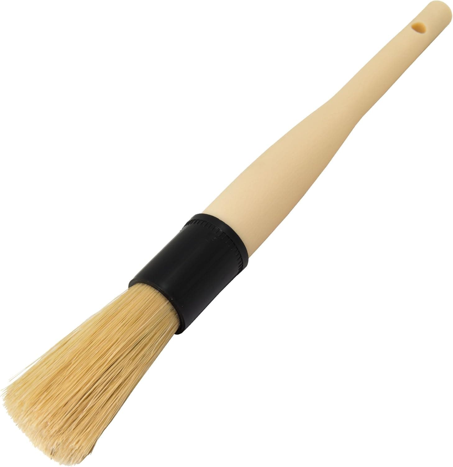 Chemical Guys Boars Hair Detailing Brush - Scratch-Free Cleaning for Wheels, Grilles, Emblems, 