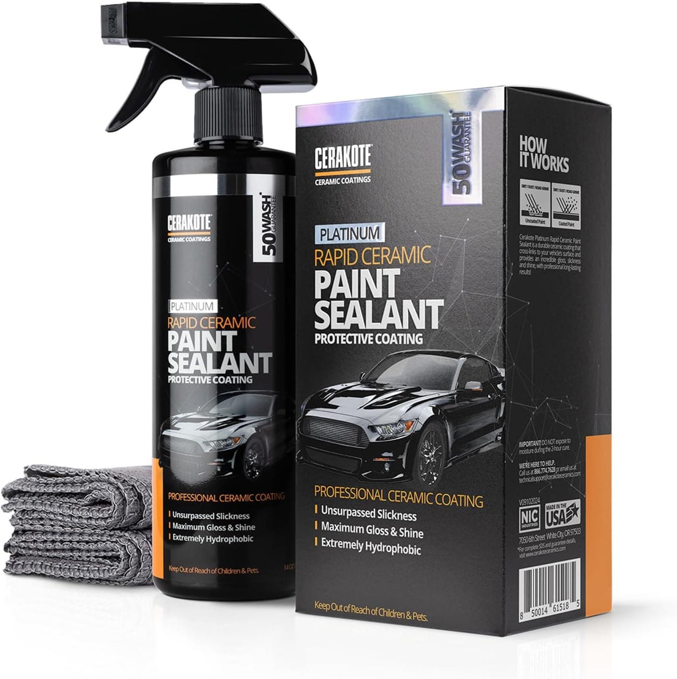 CERAKOTE Rapid Ceramic Paint Sealant Spray, 14 oz