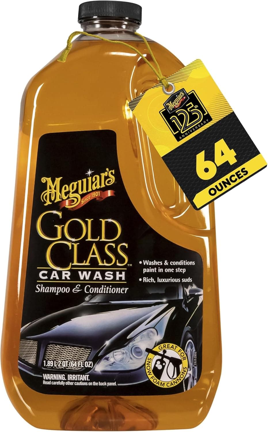 Meguiar's Gold Class Car Wash Shampoo & Conditioner (64 oz)