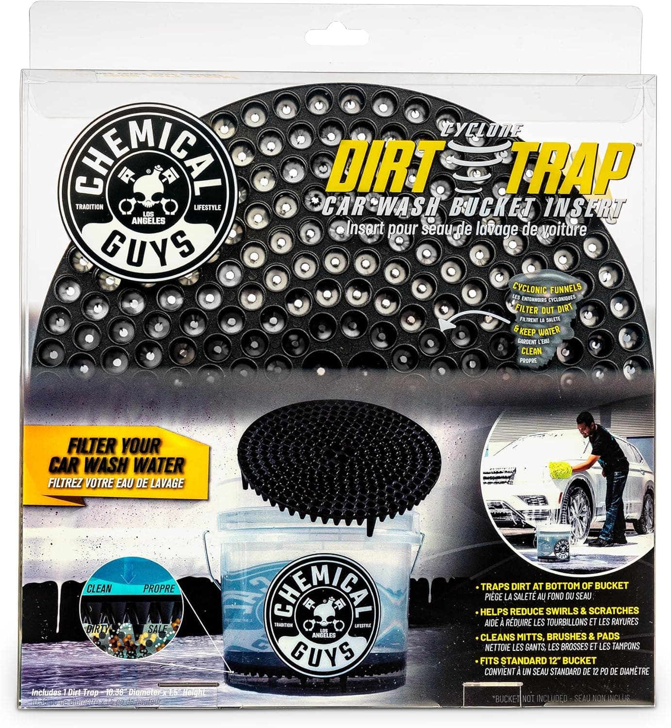Chemical Guys Cyclone Dirt Trap Bucket Insert (12 inch)