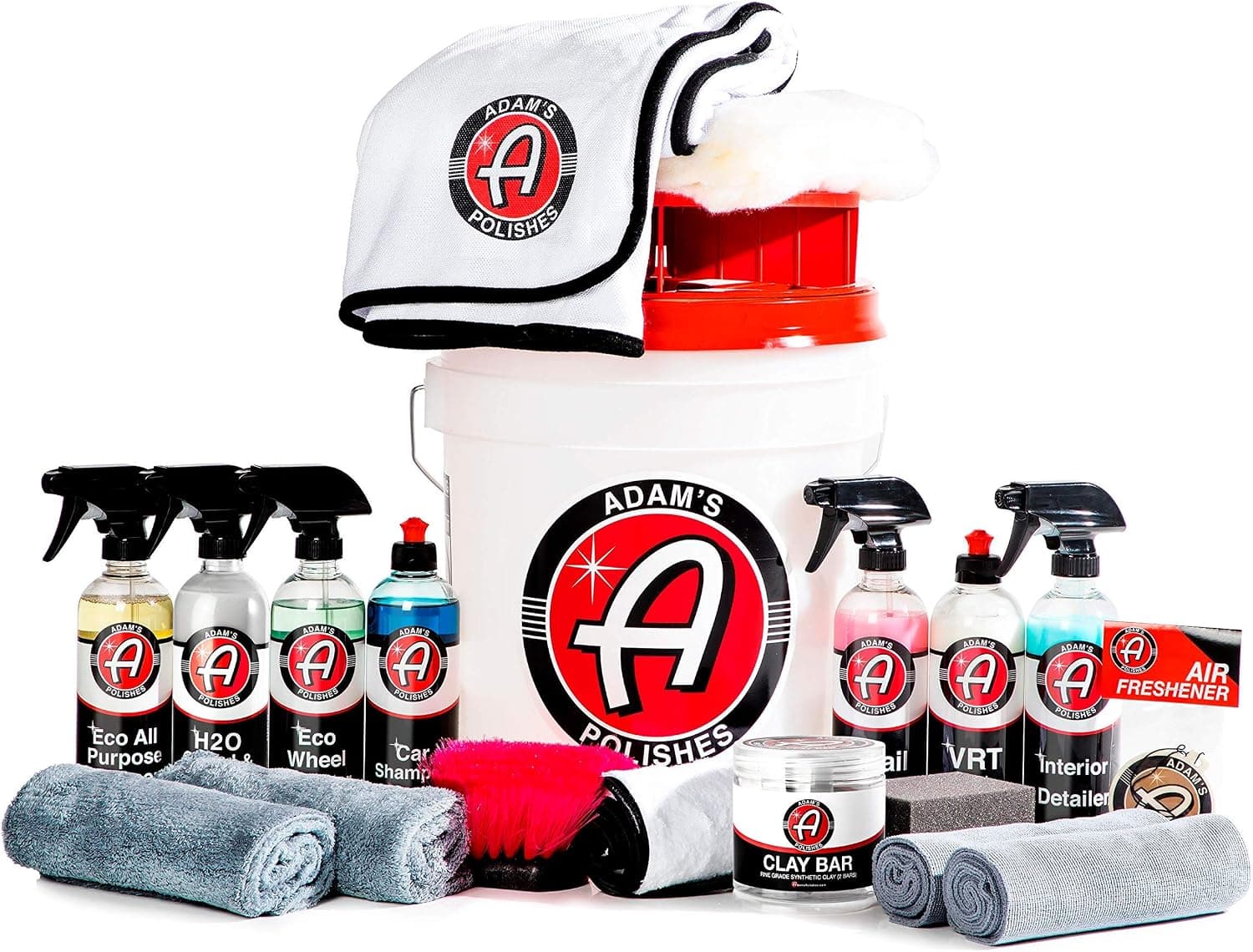 Adam's Essentials Complete Car Detailing Upgraded Kit
