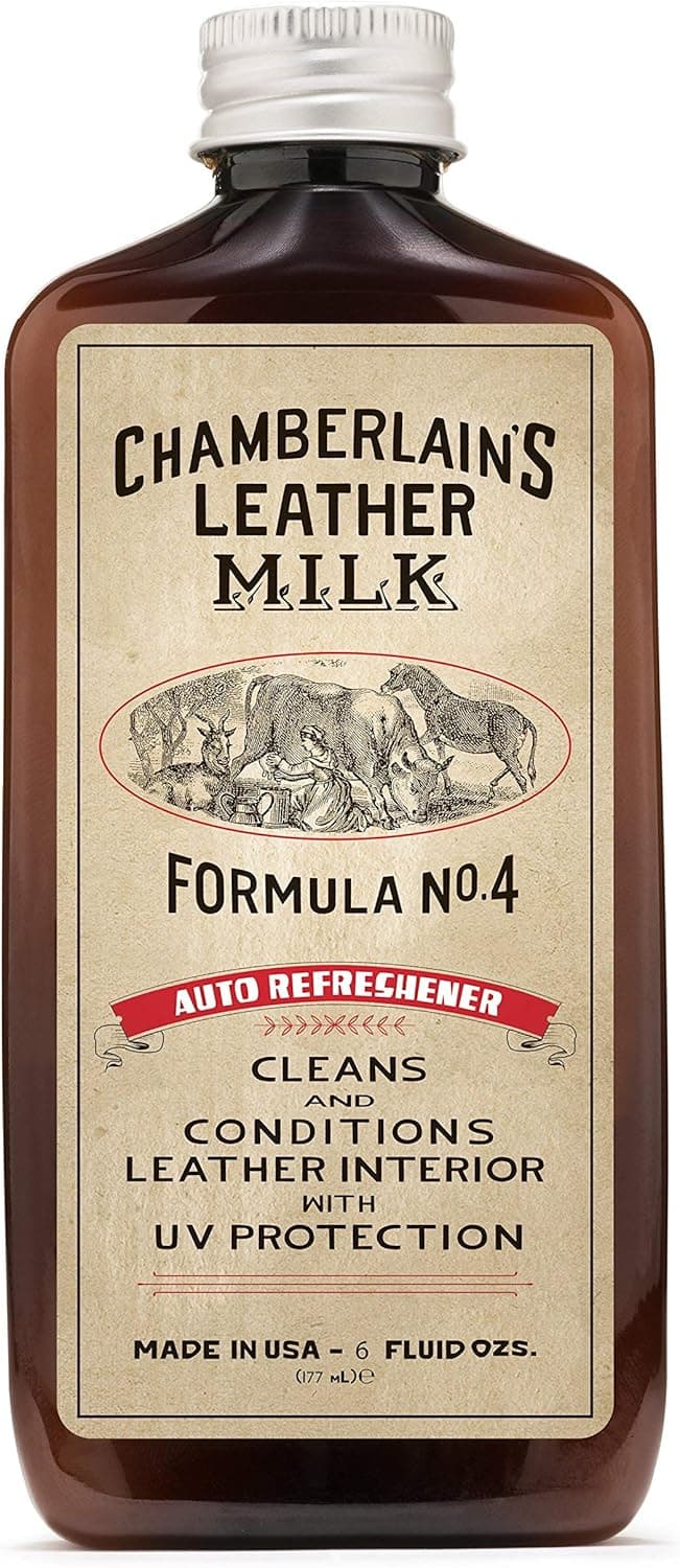 Leather Milk Auto Leather Conditioner and Cleaner with UV Protection - Auto Refreshener No. 4