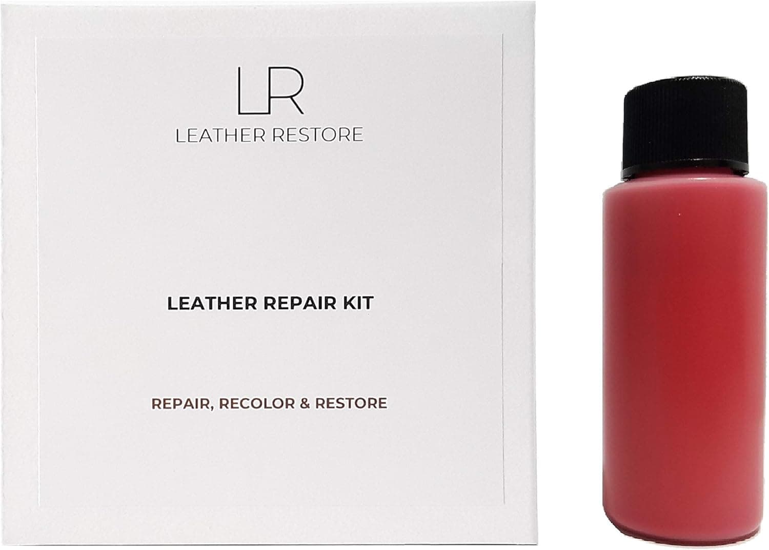 Leather Restore Leather and Vinyl Repair Kit Ready to Use Color Red