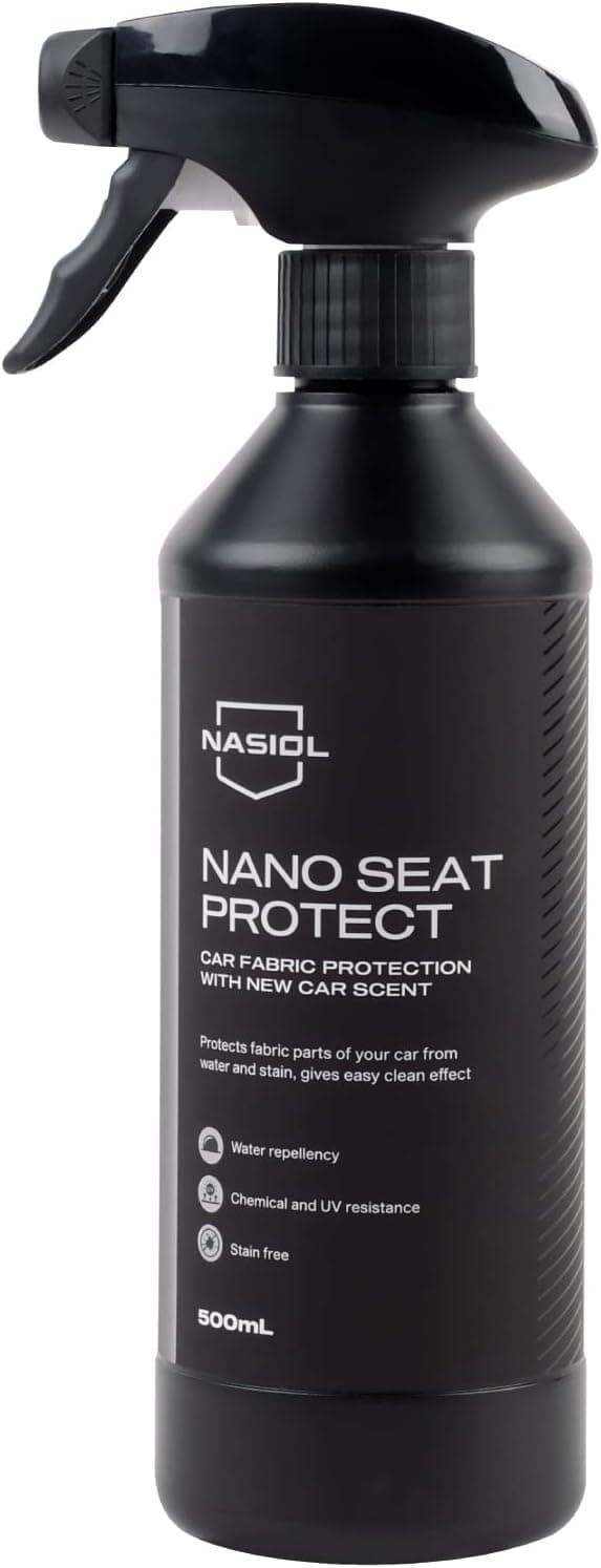Nasiol Nano Seat Protect Car Fabric Protection, Water Repellent, 17 fl.oz.