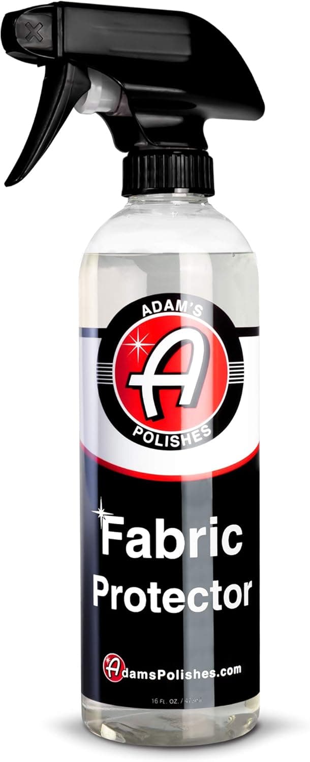 Adam's Polishes Fabric Protector, 16 Oz - Hydrophobic Treatment for Carpets & Seats