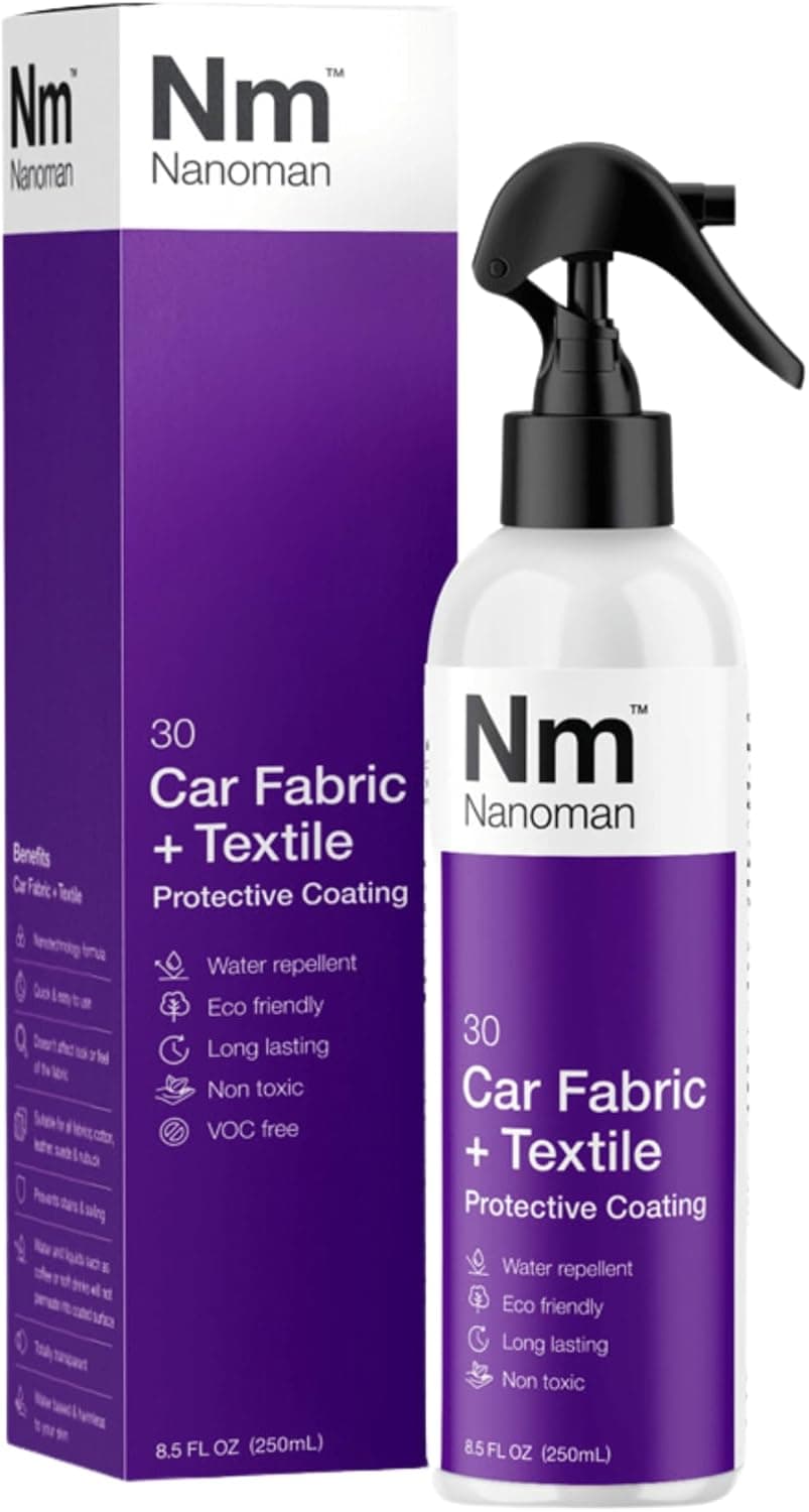 NANOMAN Protect Car Seats Fabric & Upholstery Protector Spray, 250ml