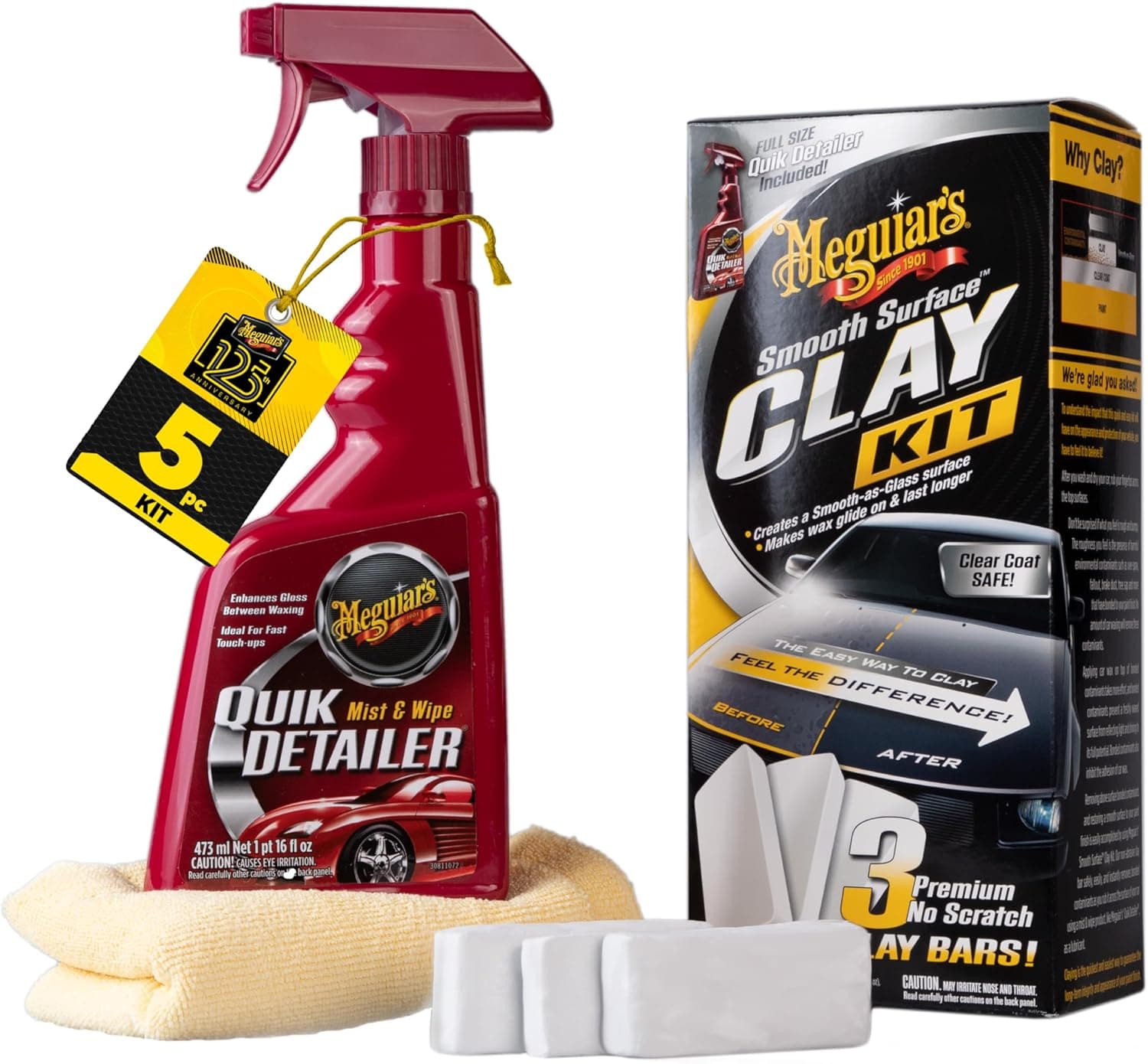 Meguiar's G191700 Smooth Surface Clay Kit