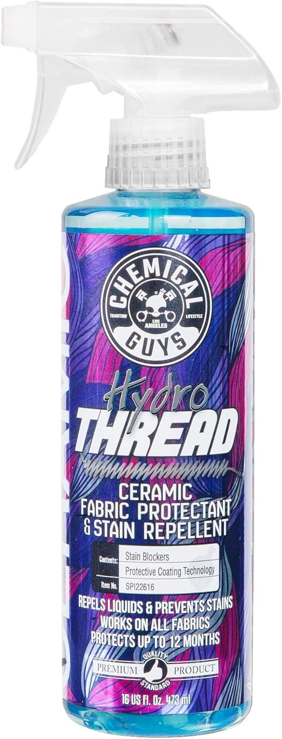 Chemical Guys SPI22616 HydroThread Ceramic Fabric Protectant & Stain Repellent, 16 oz