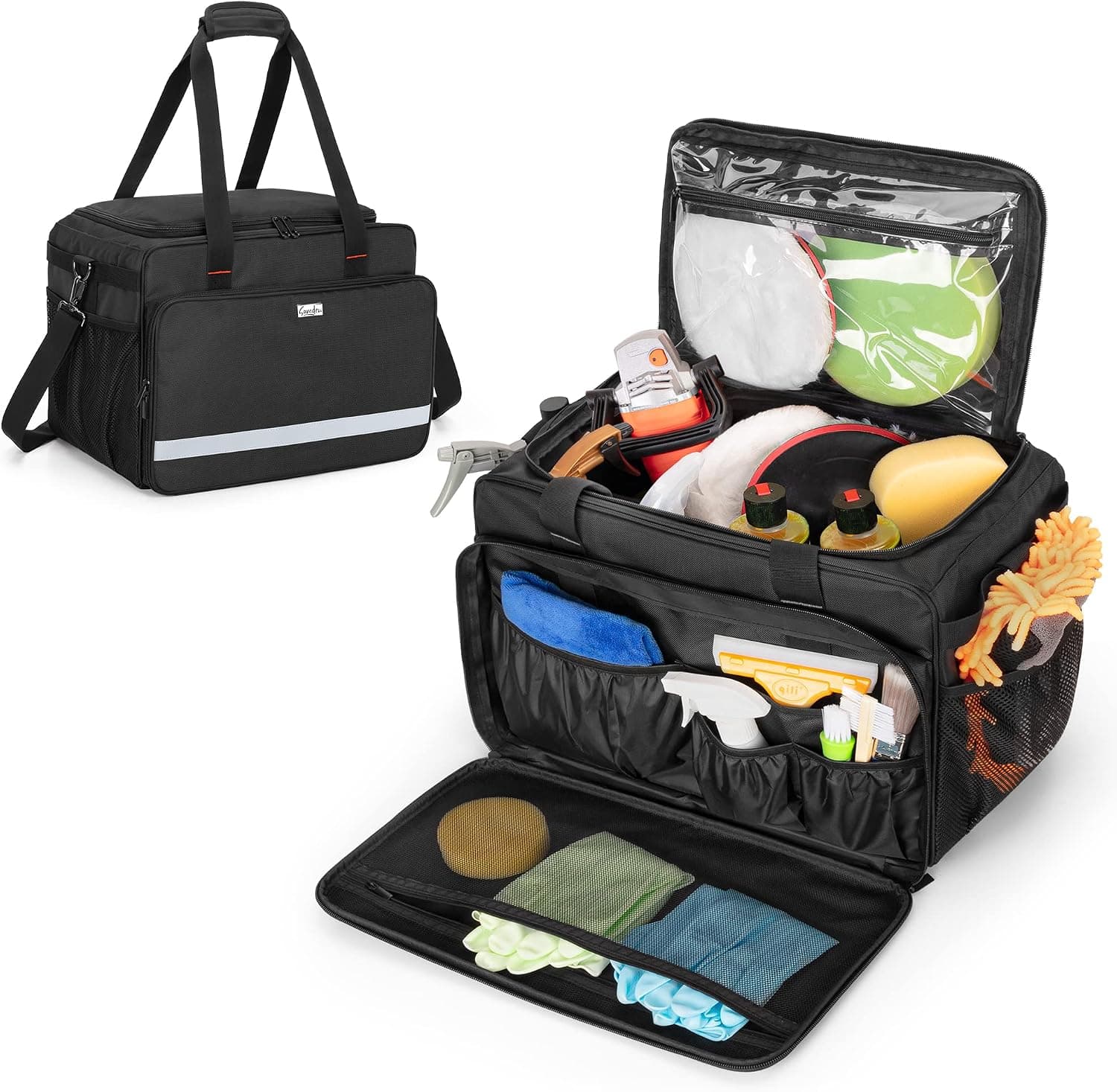 samdew Large Detailing Bag Car Cleaning Caddy for Wash Tools
