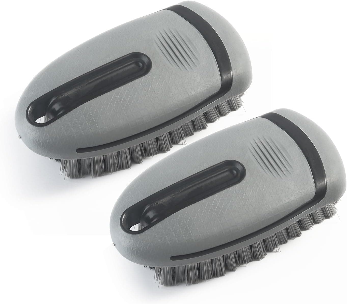 LoyaGour Carpet and Upholstery Cleaning Brush, Stiff Bristle Detailing Scrub Brushes (2Pcs)