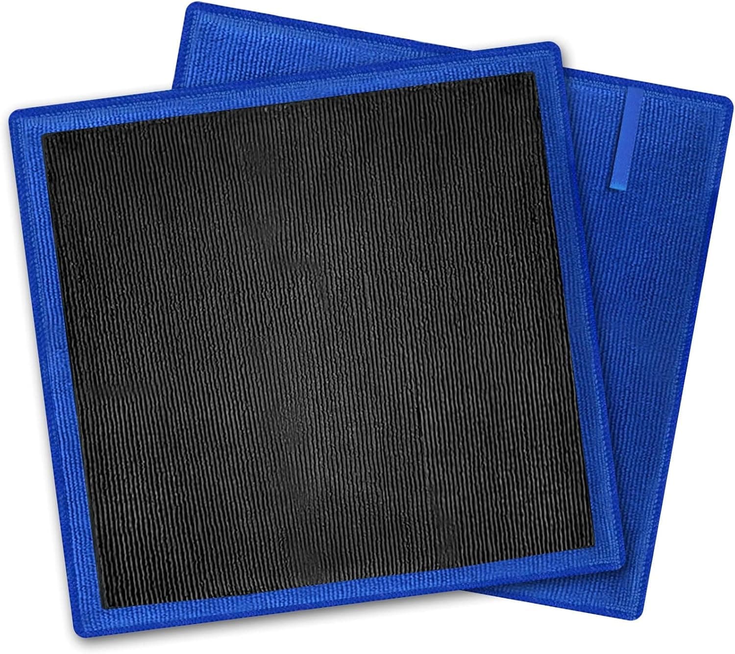 TOLDATLI Clay Towel 2 Pack, Fine Grade Microfiber Car Chamois Clay Bar Alternative