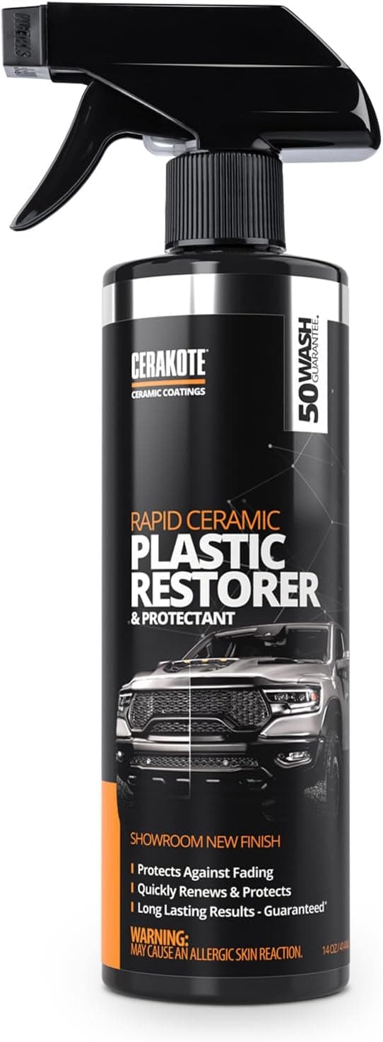 CERAKOTE Rapid Ceramic Plastic Restorer and Protectant Spray, 14 oz
