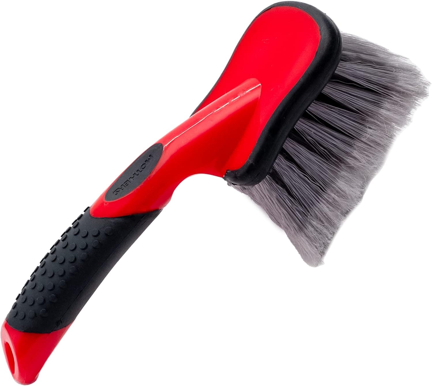 Mothers Car Wash Brush, Wheel and Fender Brush, Short Handle Tire Cleaner, 10 Inch